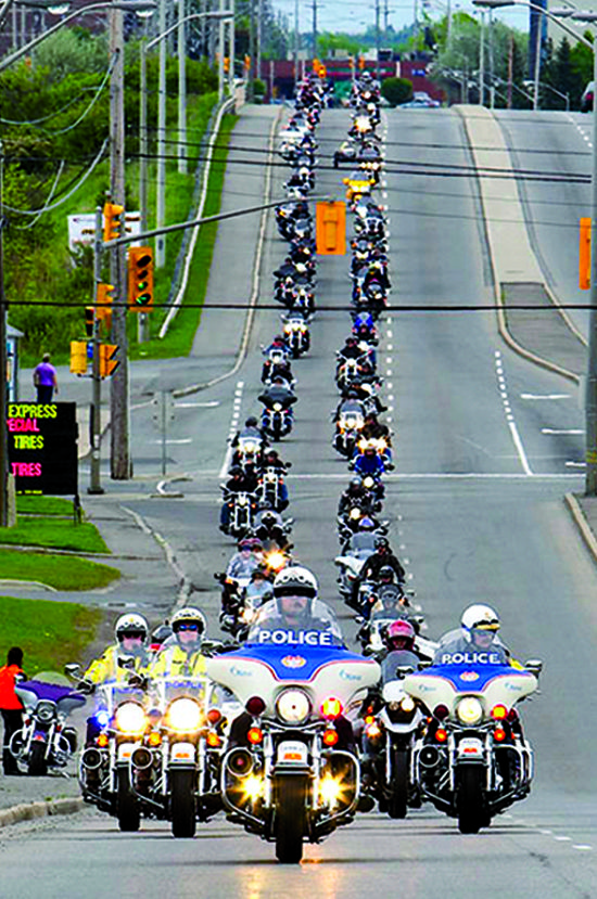 MRFD Ottawa Ribbon of Motorcycles